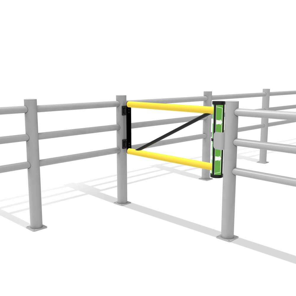 Número de imagen del producto 11: puerta batiente para rieles de seguridad «Delta», alto x ancho 1200 x 1200 mm