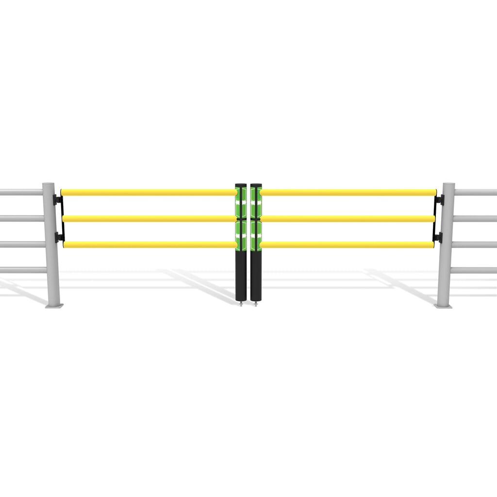 puerta batiente para rieles de seguridad «Delta», alto x ancho 1200 x 1.750 mm, con rollo Número de imagen del producto 11: puerta batiente para rieles de seguridad «Delta», alto x ancho 1200 x 1.750 mm, con rollo
