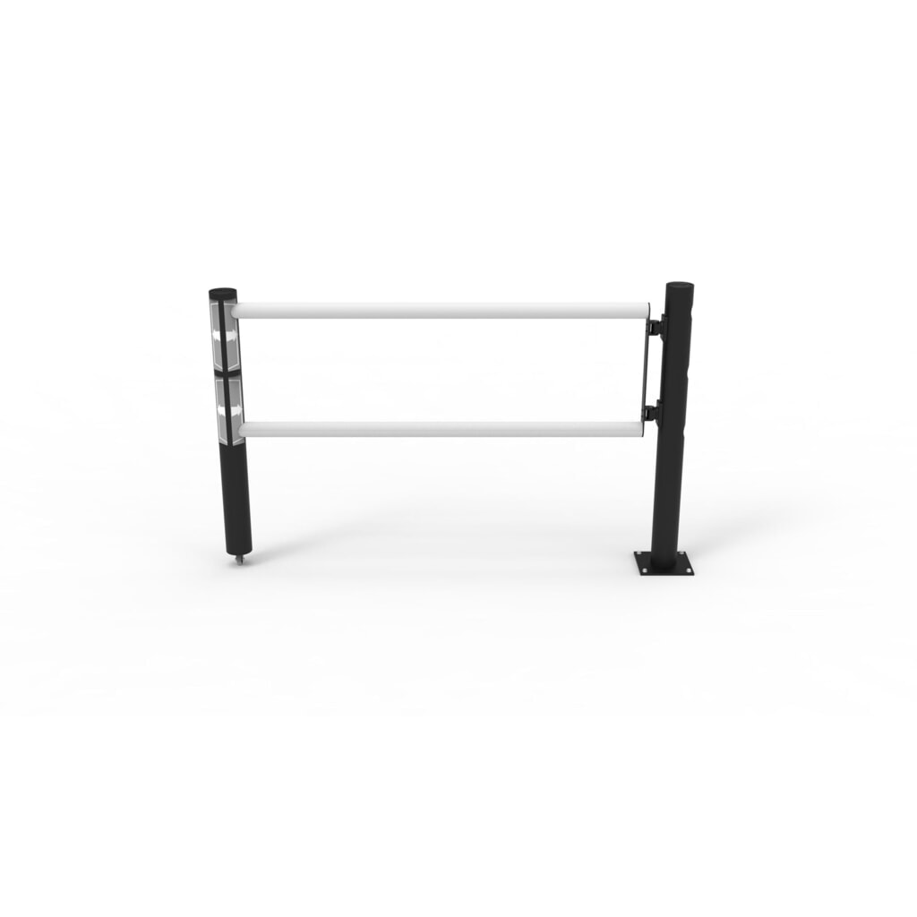 Número de imagen del producto 12: puerta batiente para rieles de seguridad «Delta», alto x ancho 1200 x 1.750 mm, con rollo