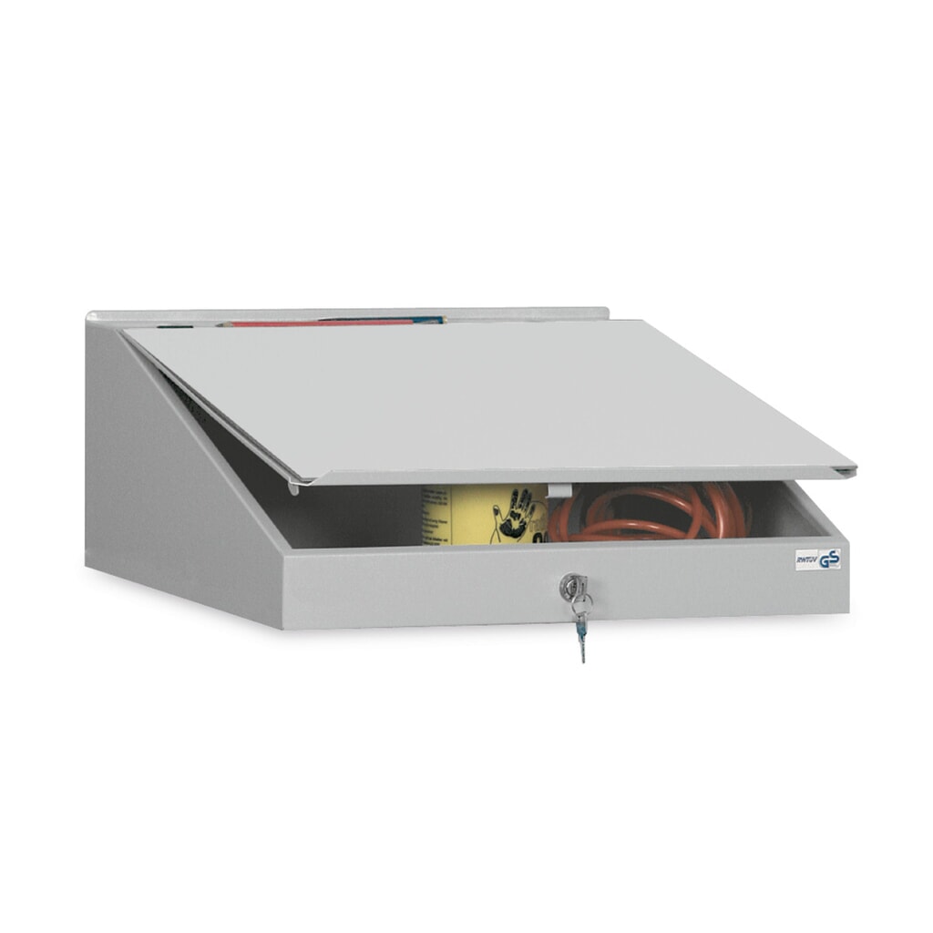 Pupitre para el armario auxiliar de taller Stumpf®, A x F 490 x 505 mm, con cerradura Imagen del producto: Pupitre para el armario auxiliar de taller Stumpf®, A x F 490 x 505 mm, con cerradura