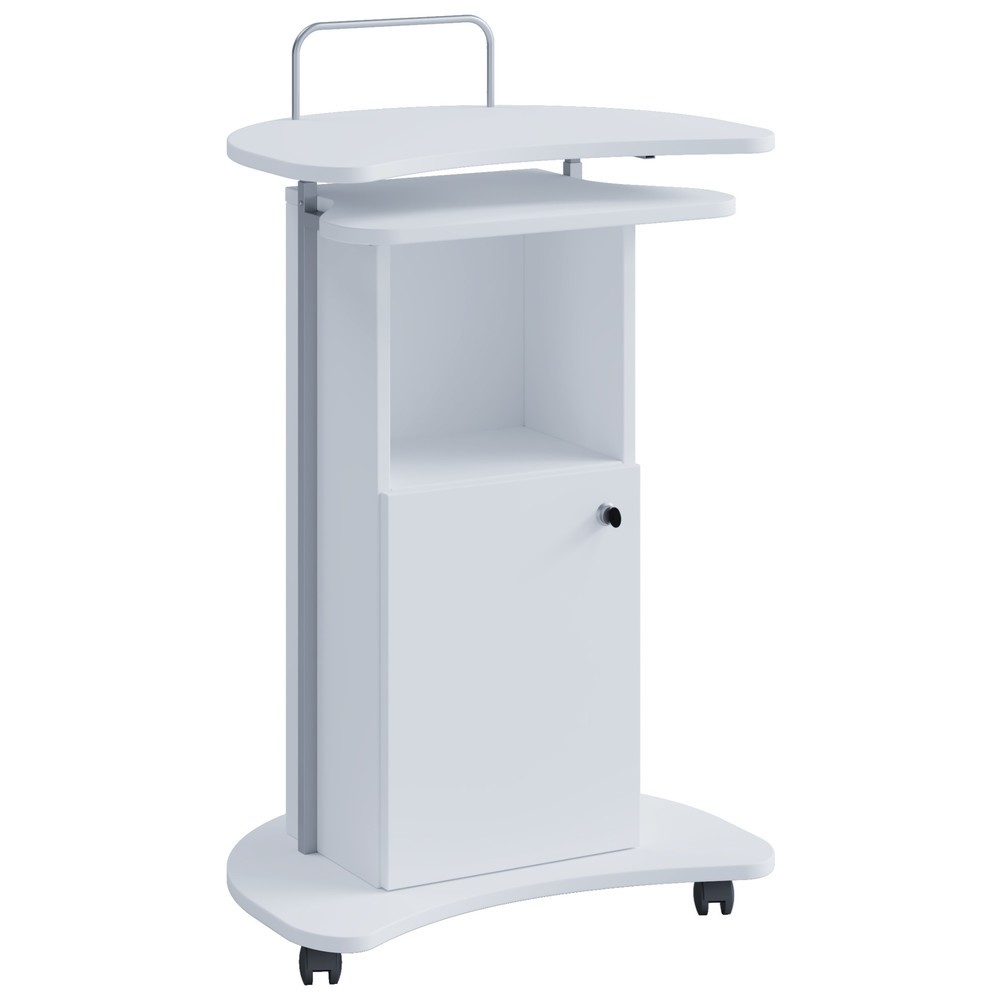 Imagen del producto: Pupitre vertical Komil ajustable en altura, blanco