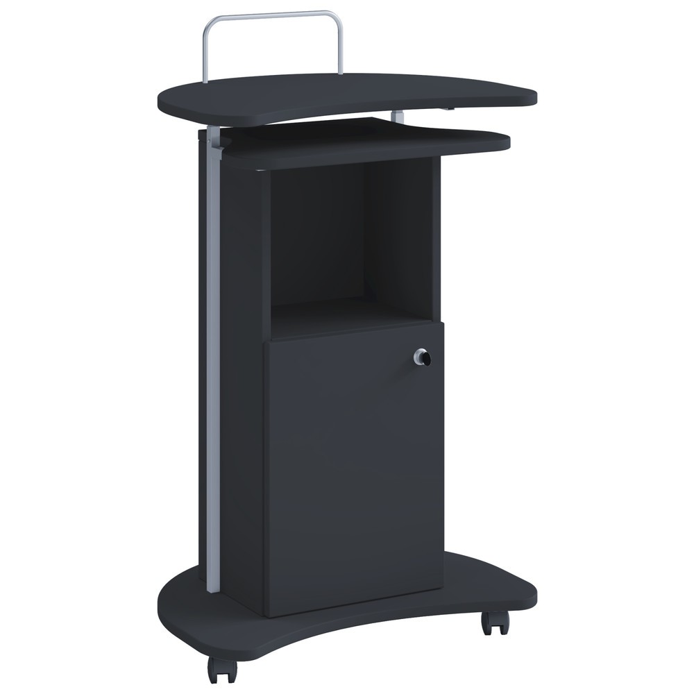Imagen del producto: Pupitre vertical Komil ajustable en altura, negro