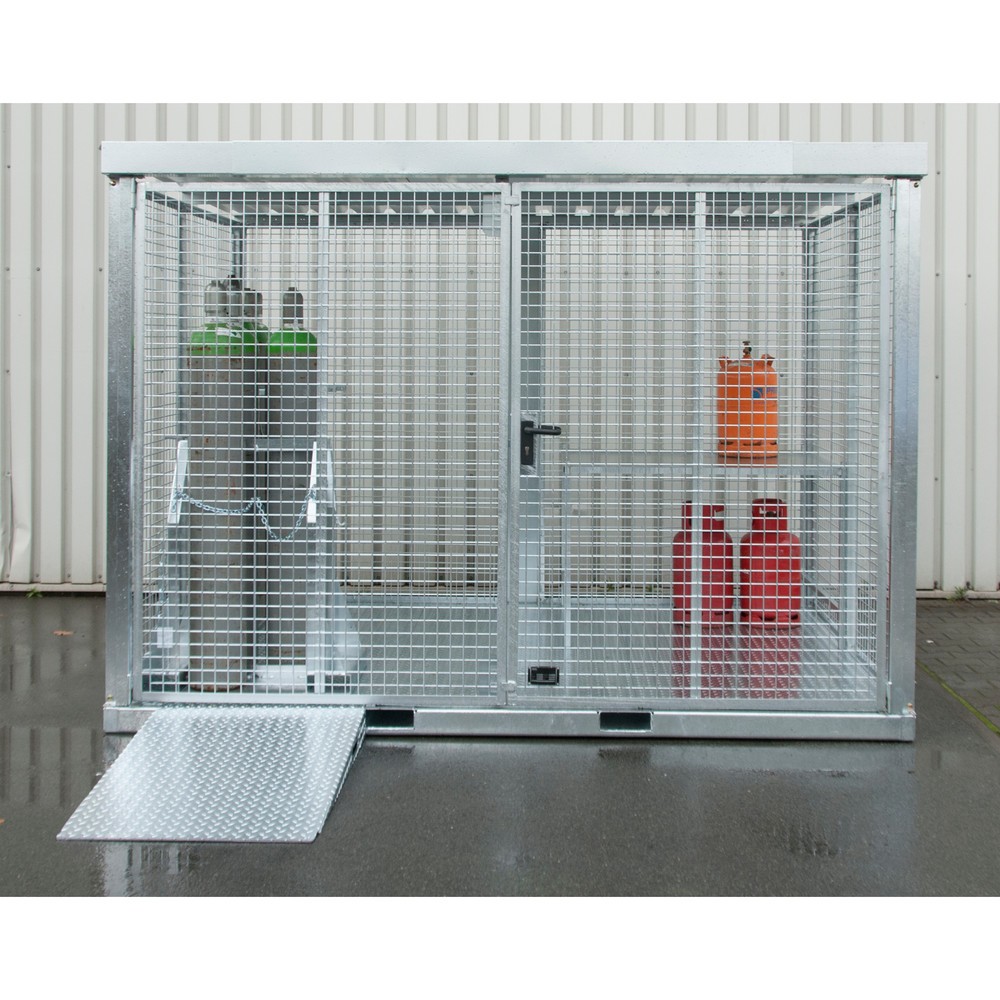 Número de imagen del producto 2: Rampa de acceso para contenedor de cilindros de gas con bolsas para montacargas