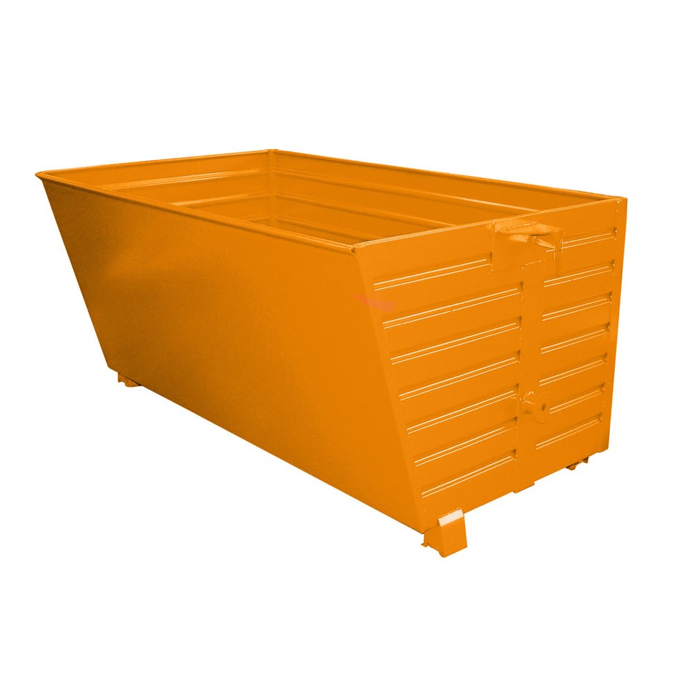Número de imagen del producto 1: Bauer® Volquete apilable, pintado, volumen 2 m³, RAL 2000 amarillo naranja