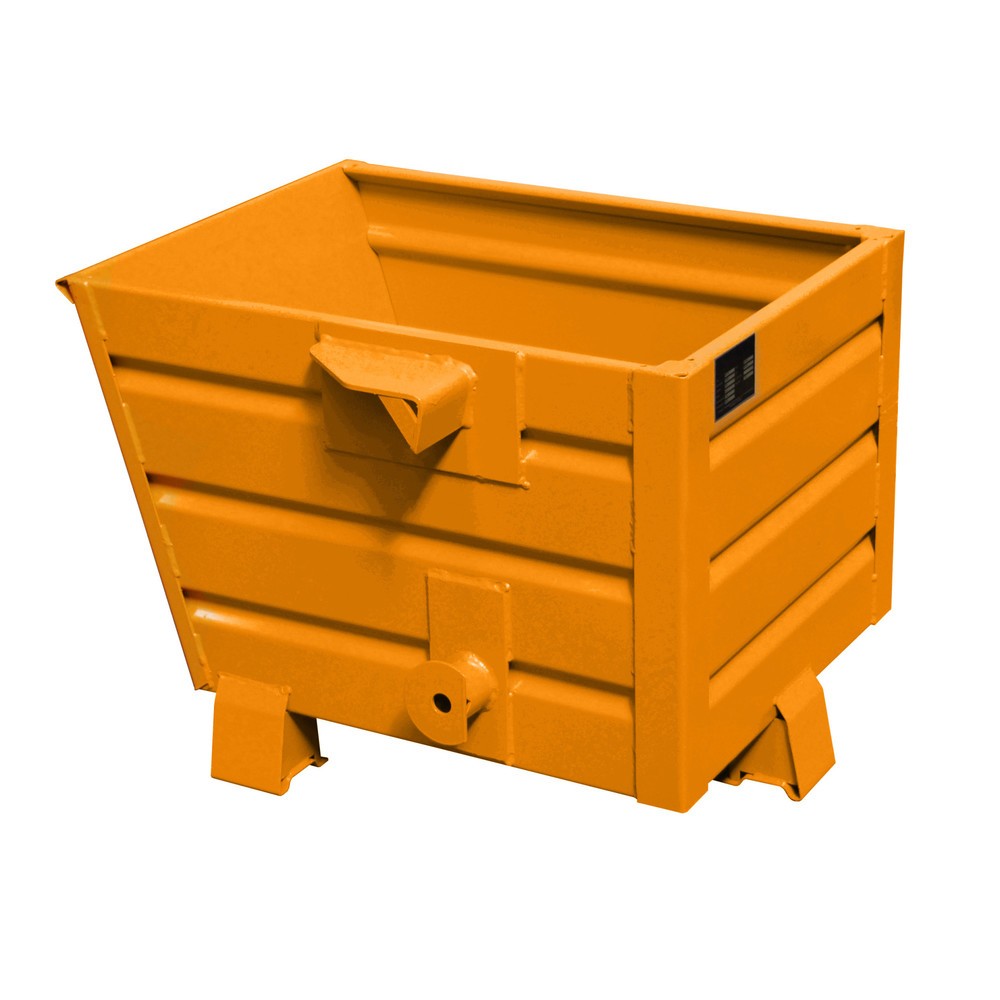 Imagen del producto: Bauer® Volquete apilable, pintado, volumen 0,3 m³, RAL 2000 amarillo naranja