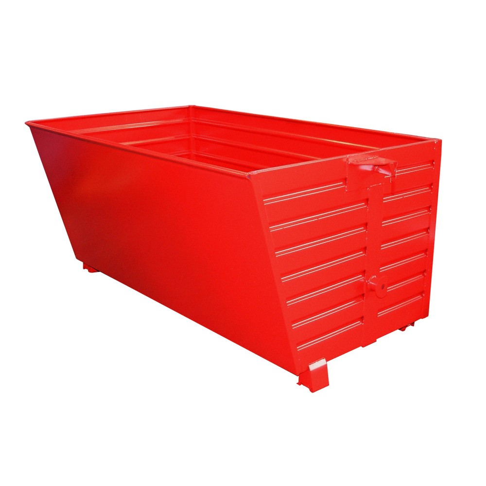 Número de imagen del producto 1: Bauer® Volquete apilable, pintado, volumen 2 m³, RAL 3000 rojo fuego