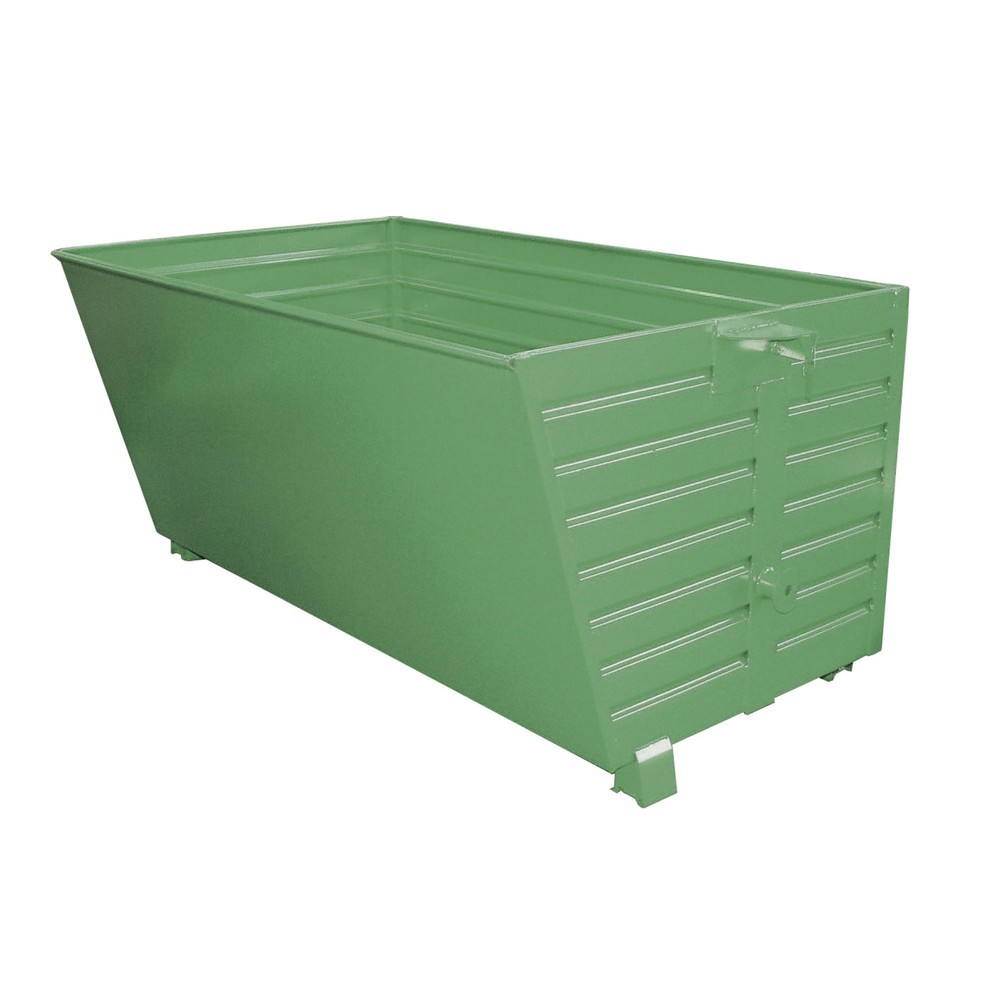 Número de imagen del producto 1: Bauer® Volquete apilable, pintado, volumen 2 m³, RAL 6011 verde reseda