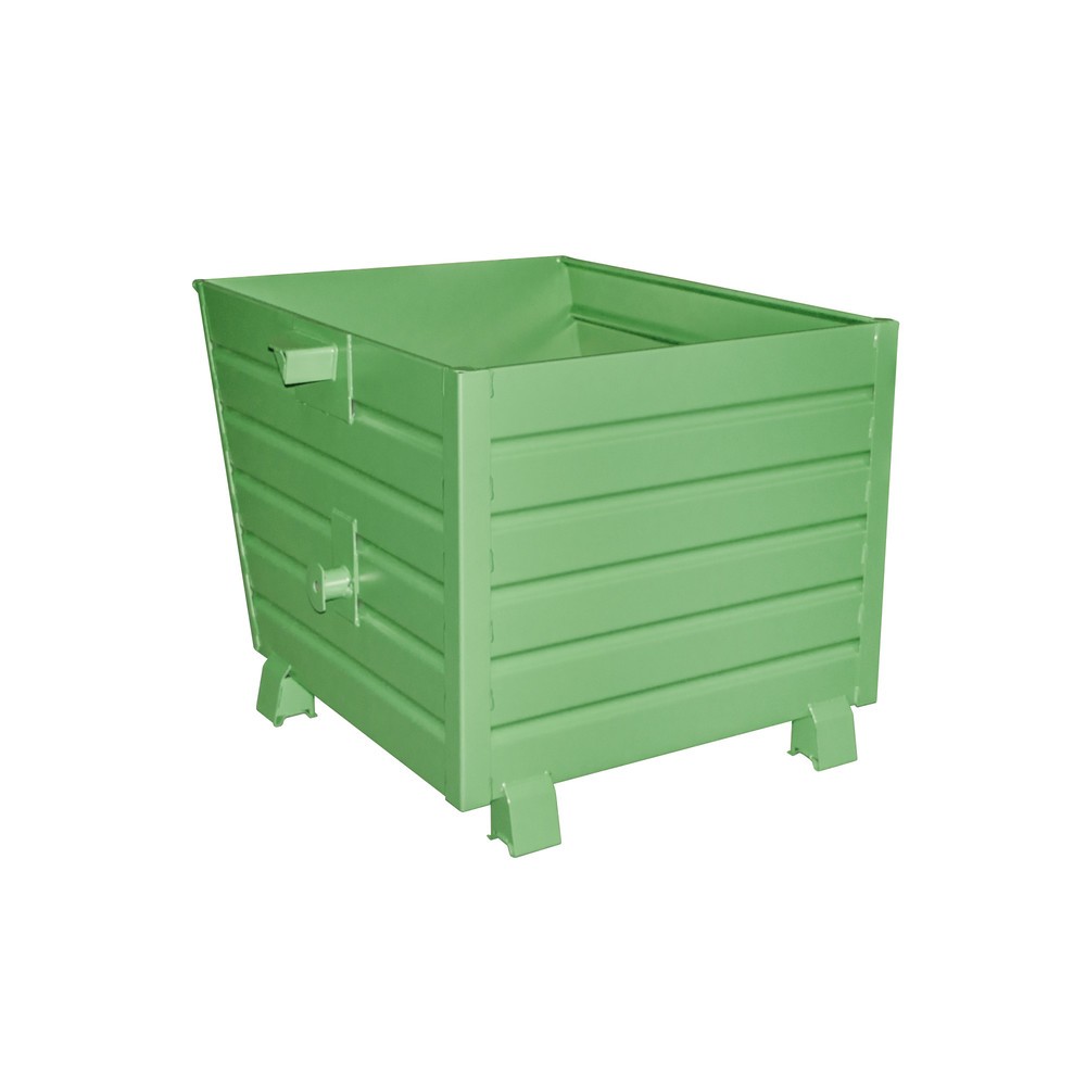 Imagen del producto: Bauer® Volquete apilable, pintado, volumen 0,9 m³, RAL 6011 verde reseda