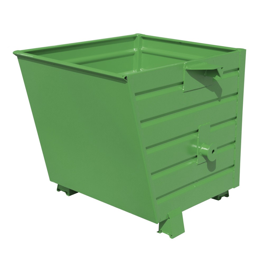 Imagen del producto: Bauer® Volquete apilable, pintado, volumen 0,55 m³, RAL 6011 verde reseda