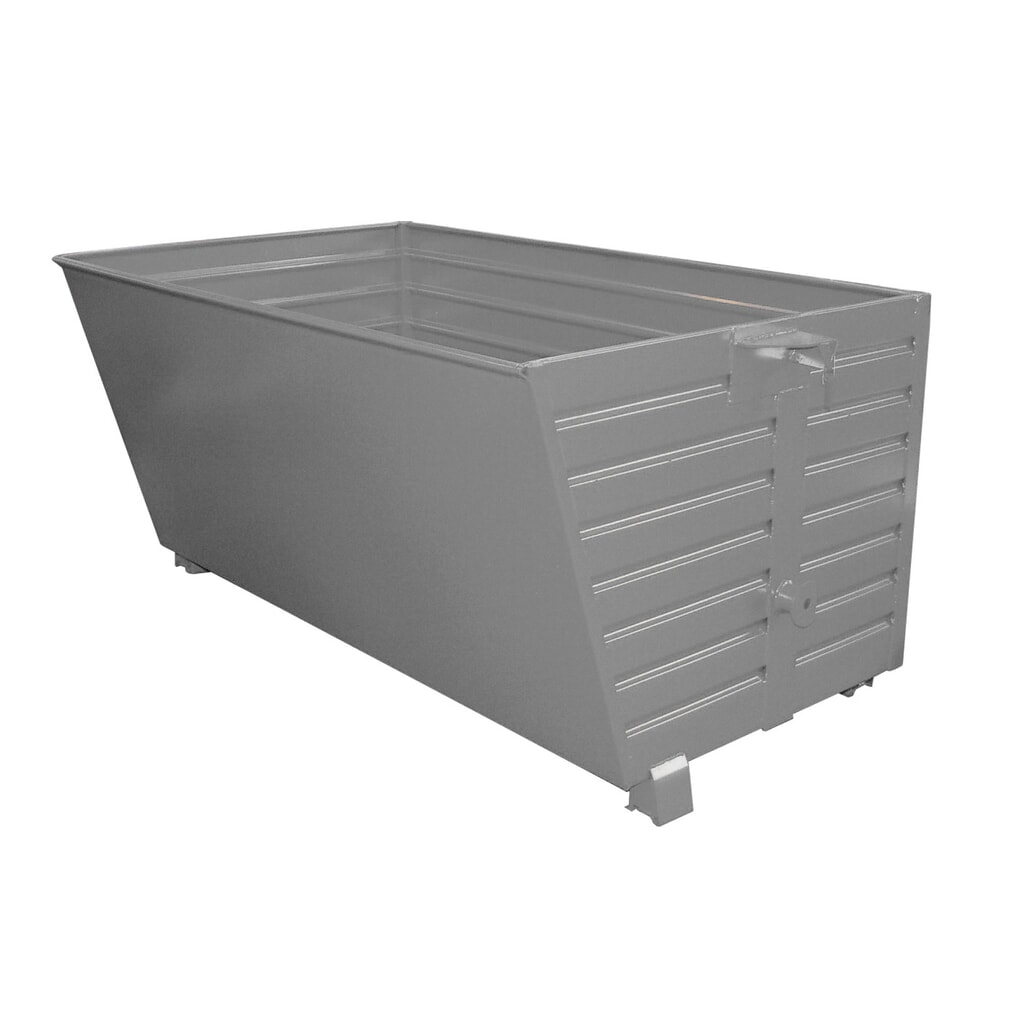 Bauer® Volquete apilable, pintado, volumen 2 m³, RAL 7005 gris ratón Imagen del producto: Bauer® Volquete apilable, pintado, volumen 2 m³, RAL 7005 gris ratón