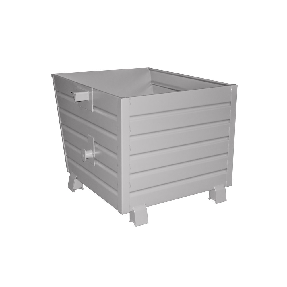 Imagen del producto: Bauer® Volquete apilable, pintado, volumen 0,9 m³, RAL 7005 gris ratón