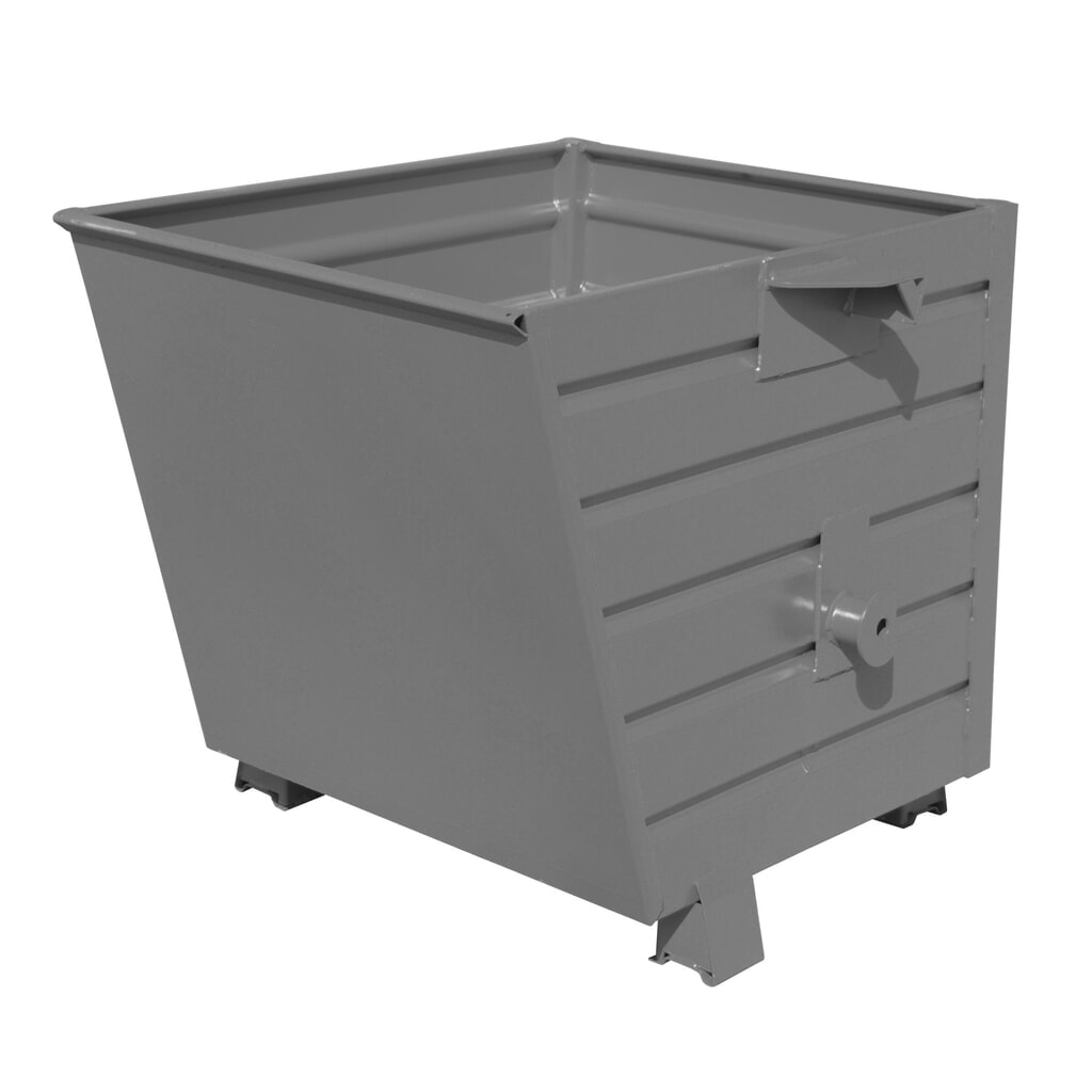 Bauer® Volquete apilable, pintado, volumen 0,55 m³, RAL 7005 gris ratón Imagen del producto: Bauer® Volquete apilable, pintado, volumen 0,55 m³, RAL 7005 gris ratón