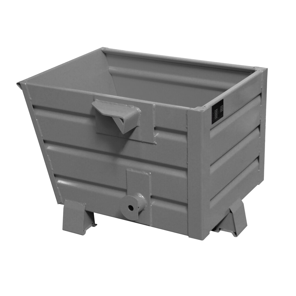 Bauer® Volquete apilable, pintado, volumen 0,3 m³, RAL 7005 gris ratón Imagen del producto: Bauer® Volquete apilable, pintado, volumen 0,3 m³, RAL 7005 gris ratón