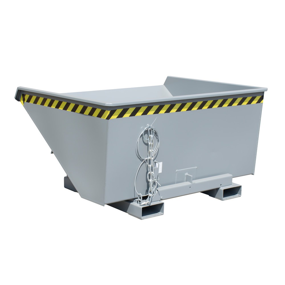 Imagen del producto: Bauer® Volquete con mecanismo desenrollador de volqueo, pintado, volumen 0,9 m³, RAL 7005 gris ratón