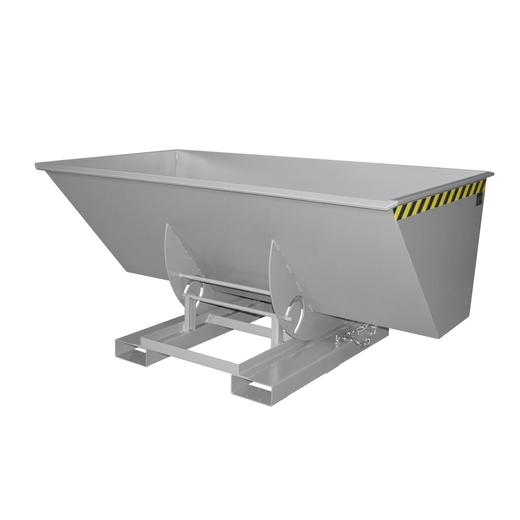 Imagen del producto: Bauer® Volquete con mecanismo desenrollador de volqueo, c.c. 1.000 kg, pintado, volumen 1,5 m³, RAL 7005 gris ratón