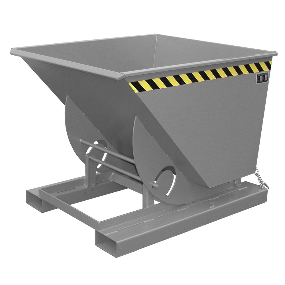 Imagen del producto: Bauer® Volquete con mecanismo desenrollador de volqueo, c.c. 1.000 kg, pintado, volumen 0,75 m³, RAL 7005 gris ratón