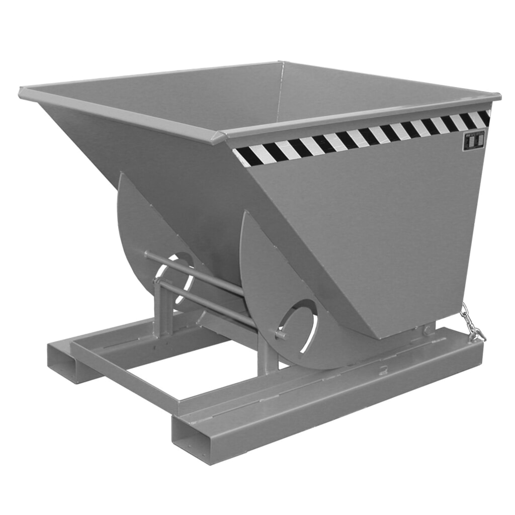 Imagen del producto: Bauer® Volquete con mecanismo desenrollador de volqueo, c.c. 1.000 kg, pintado, volumen 0,75 m³, RAL 7005 gris ratón