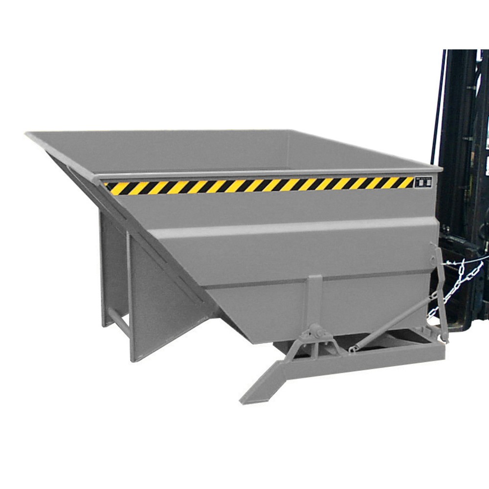 Número de imagen del producto 2: Bauer® Tanque basculante, forma constructiva de gran volumen, pintado, volumen 2 m³, RAL 2000 amarillo naranja