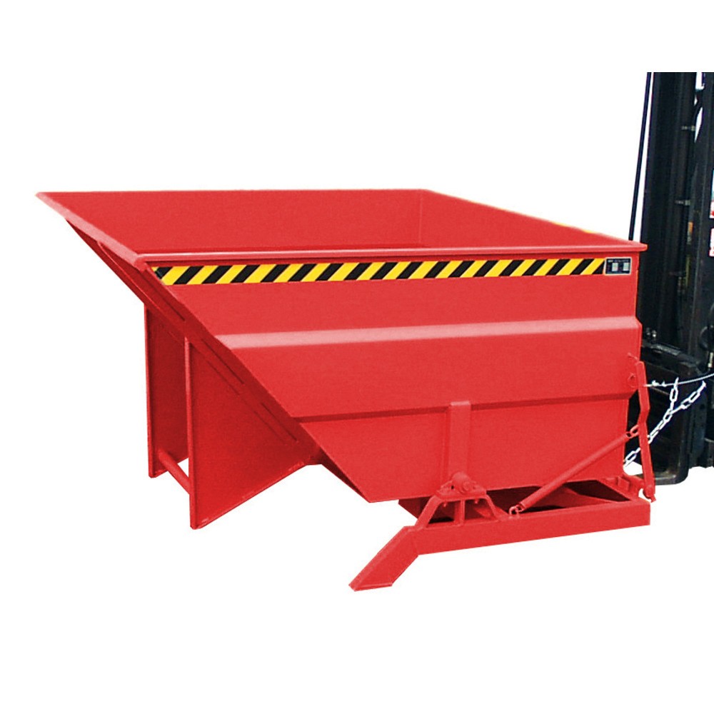Número de imagen del producto 5: Bauer® Tanque basculante, forma constructiva de gran volumen, pintado, volumen 2 m³, RAL 2000 amarillo naranja