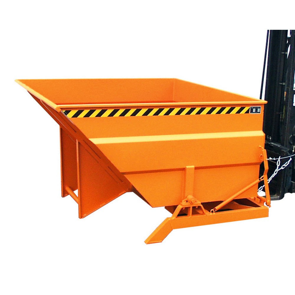 Imagen del producto: Bauer® Tanque basculante, forma constructiva de gran volumen, pintado, volumen 2 m³, RAL 2000 amarillo naranja