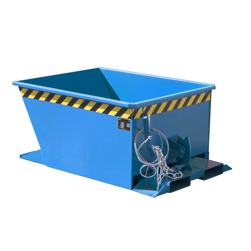 Número de imagen del producto 4: Bauer® Depósito basculante para polipastos de ruta, pintado, volumen 0,3 m³, RAL 2000 amarillo naranja