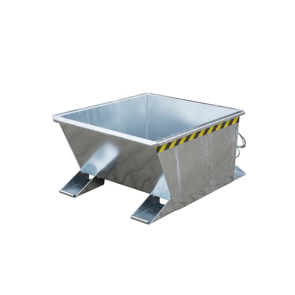 Imagen del producto: Recipiente de vuelco Bauer® para trenes logísticos, galvanizado, volumen 0,3 m³