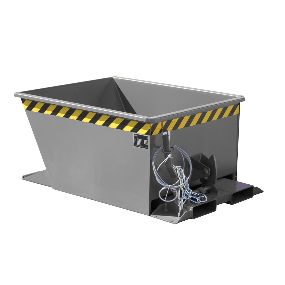 Imagen del producto: Bauer® Depósito basculante para polipastos de ruta, pintado, volumen 0,3 m³, RAL 7005 gris ratón