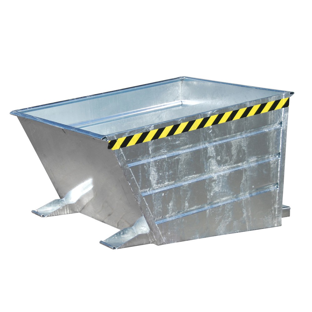 Imagen del producto: Recipiente de vuelco Bauer® compacto, galvanizado, CC 750 kg, volumen 0,5 m³