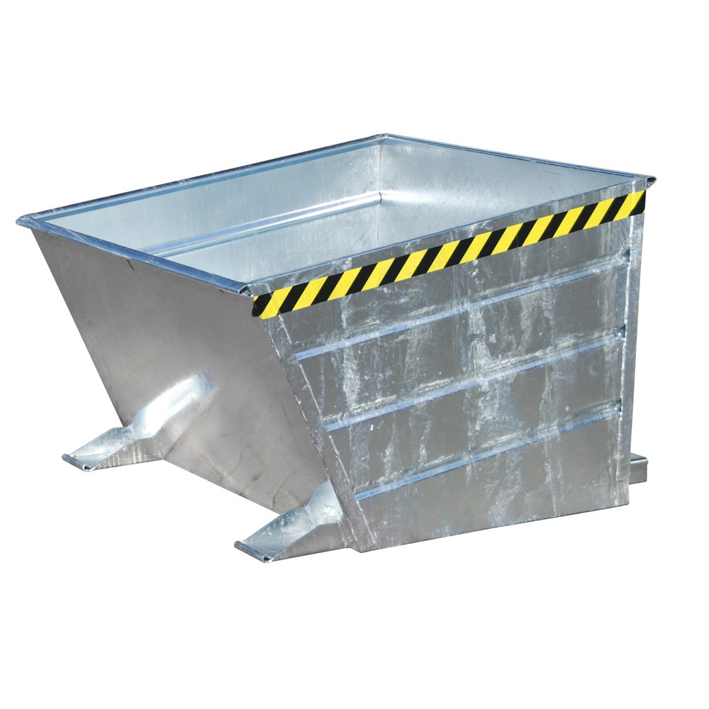 Imagen del producto: Recipiente de vuelco Bauer® compacto, galvanizado, CC 1.000 kg, volumen 0,8 m³