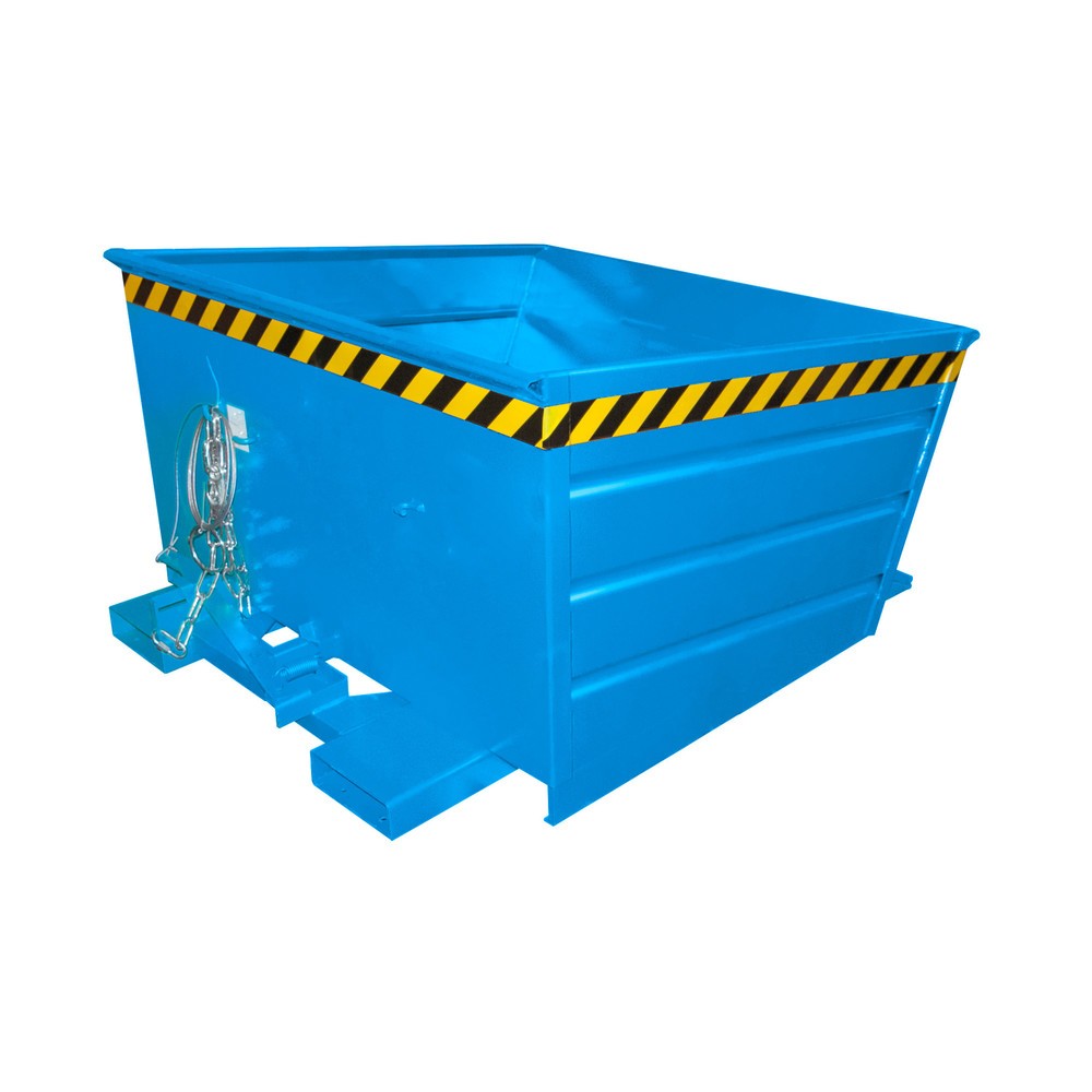 Imagen del producto: Bauer® Depósito basculante compacto, pintado, volumen 0.8 m³, RAL 5012 azul luminoso