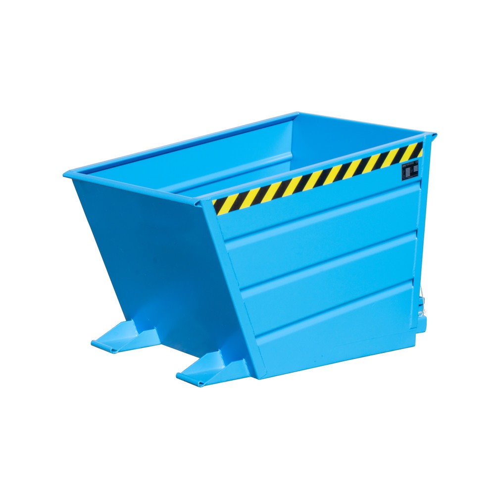 Imagen del producto: Bauer® Depósito basculante compacto, pintado, volumen 0.65 m³, RAL 5012 azul luminoso