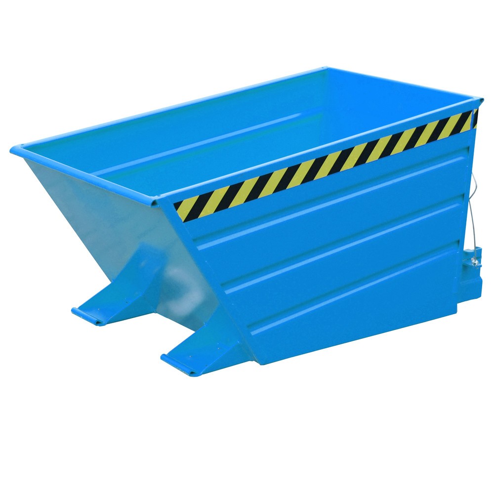 Imagen del producto: Bauer® Depósito basculante compacto, pintado, volumen 0,5 m³, RAL 5012 azul luminoso