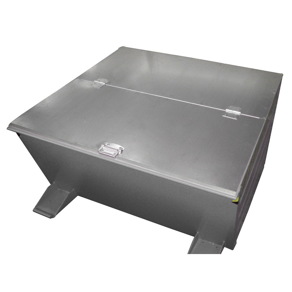 Imagen del producto: Bauer® Depósito basculante compacto, pintado, volumen 0.8 m³, RAL 7005 gris ratón