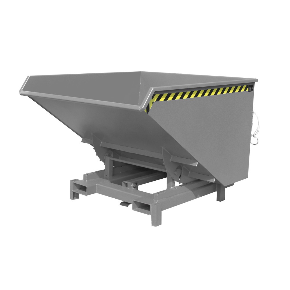 Número de imagen del producto 1: Bauer® Depósito de volquete de servicio pesado, capacidad de carga 4.000 kg, pintado, volumen 1,7 m³, RAL 7005 gris ratón