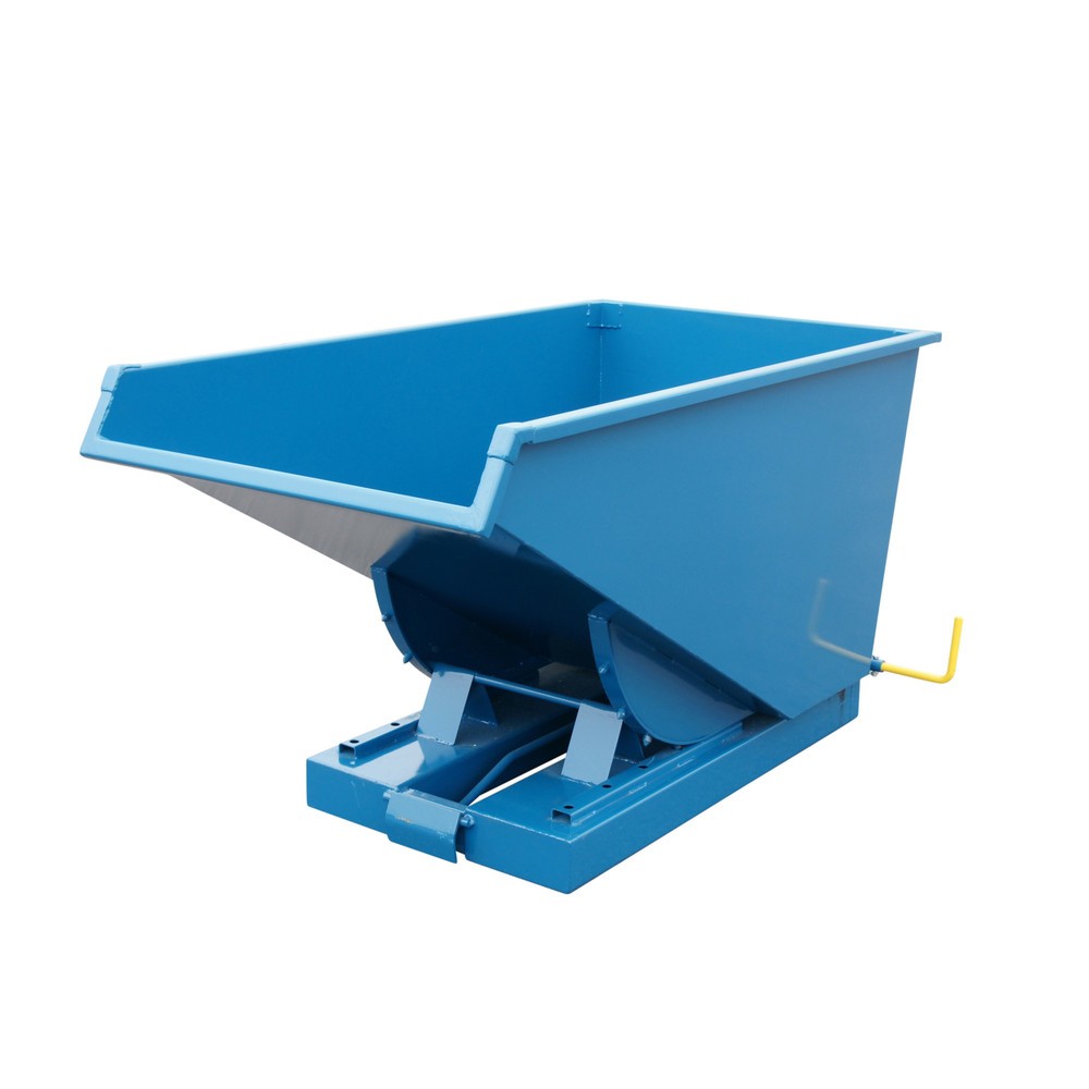 Número de imagen del producto 1: Depósito de volcado de servicio pesado con activación automática, volumen 0,6 m³