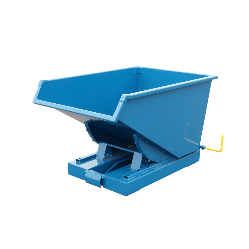Número de imagen del producto 1: Depósito basculante de servicio pesado con activación automático, volumen 0,3 m³