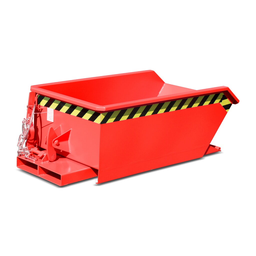 Bauer® Mini tanque de volcado, altura de construcción extremadamente baja, pintado, volumen 0.23 m³, RAL 5012 azul luminoso Número de imagen del producto 3: Bauer® Mini tanque de volcado, altura de construcción extremadamente baja, pintado, volumen 0.23 m³, RAL 5012 azul luminoso