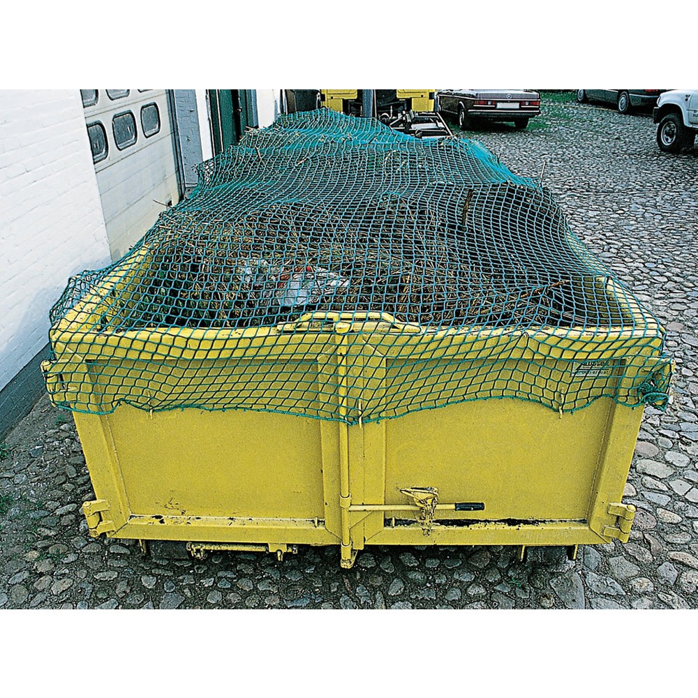 Imagen del producto: Dolezych - Red de cubierta para contenedor, sin nudos, borde envolvente, tamaño de malla 45 mm, dimensiones 5,0 x 3,50 m