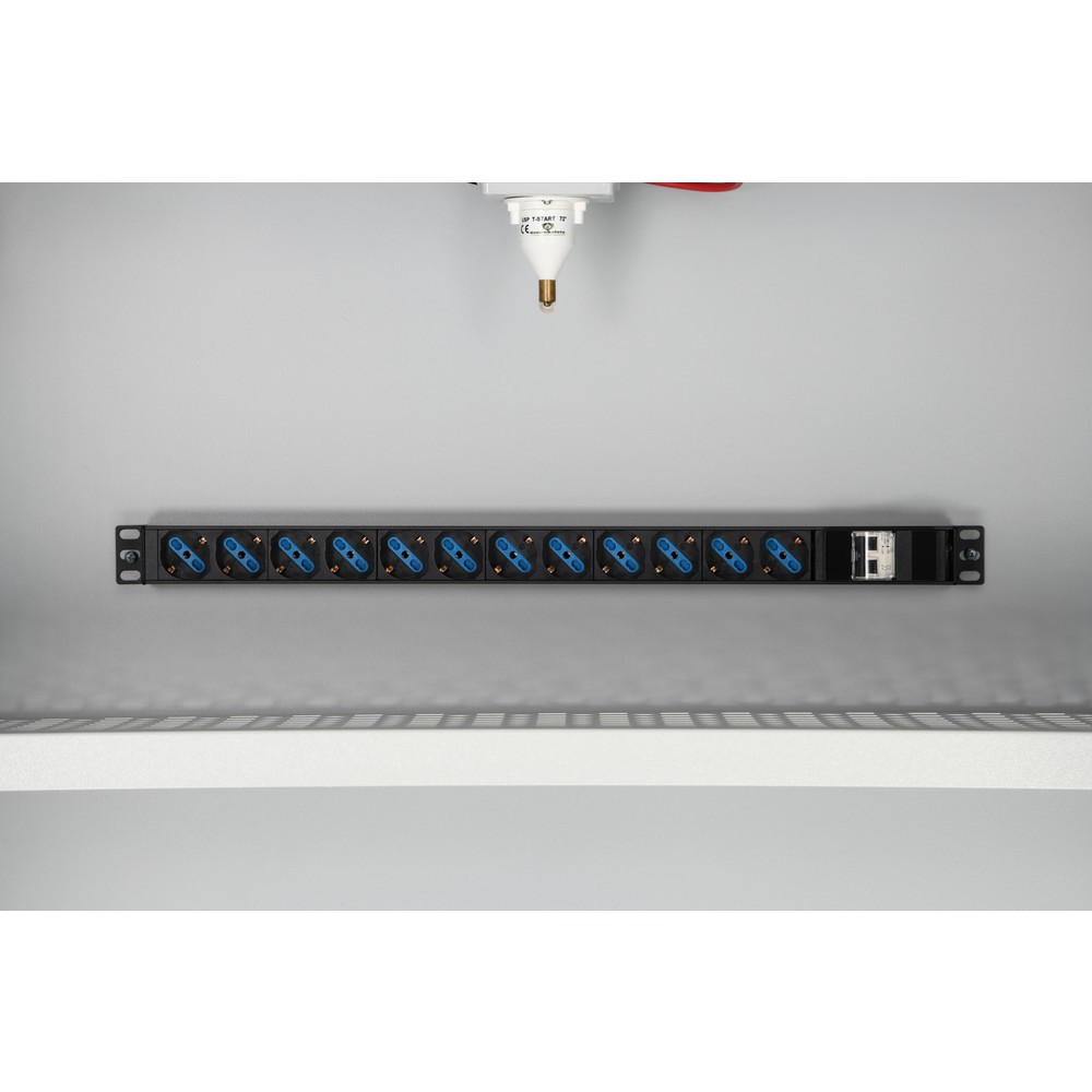 Número de imagen del producto 2: Regleta de enchufes Schuko S12 para armario de seguridad para iones de litio Justrite® 226-LT