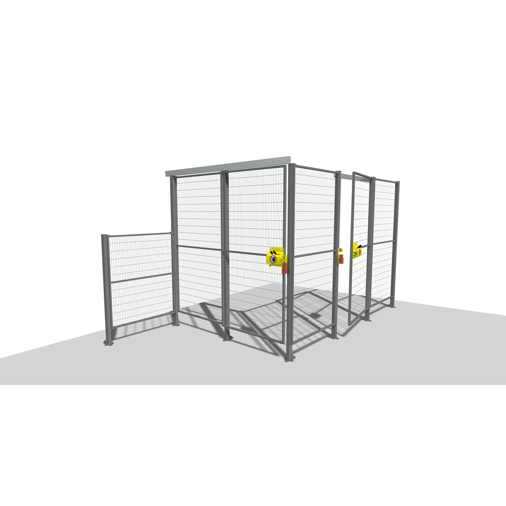 Imagen del producto: Rejilla de protección de máquinas TROAX® Profi, Al x An 2.050 x 500 mm