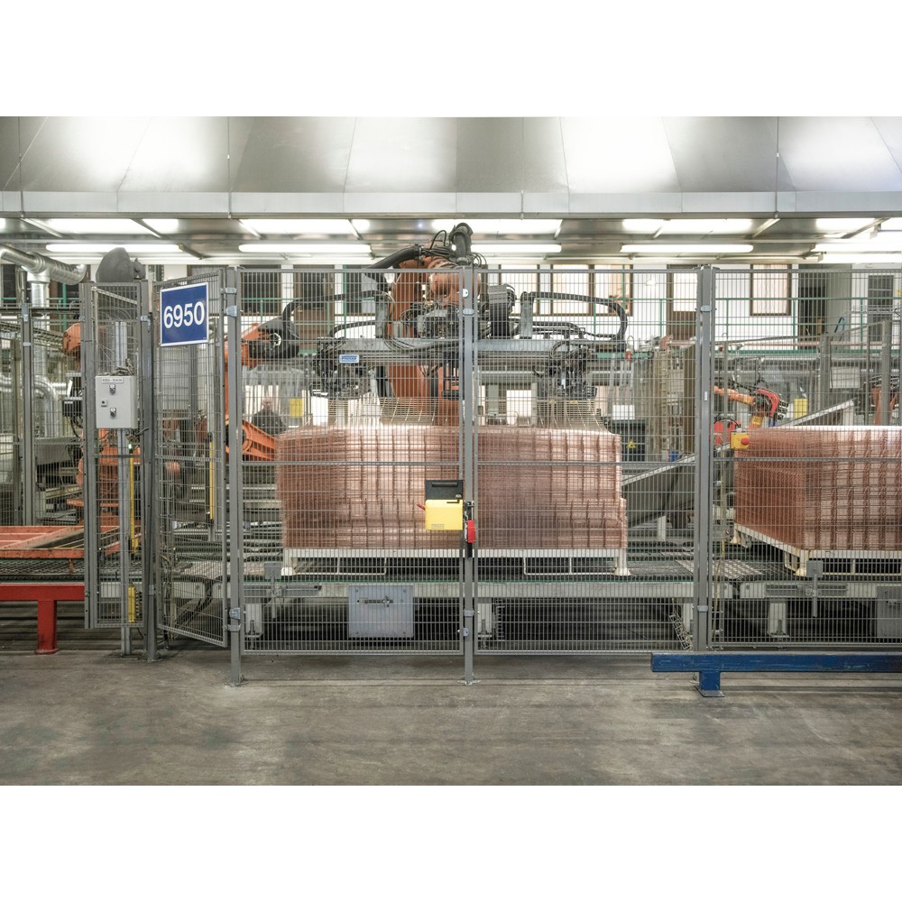 Número de imagen del producto 4: Rejilla de protección de máquinas TROAX® Estándar, Al x An 2.050 x 500 mm