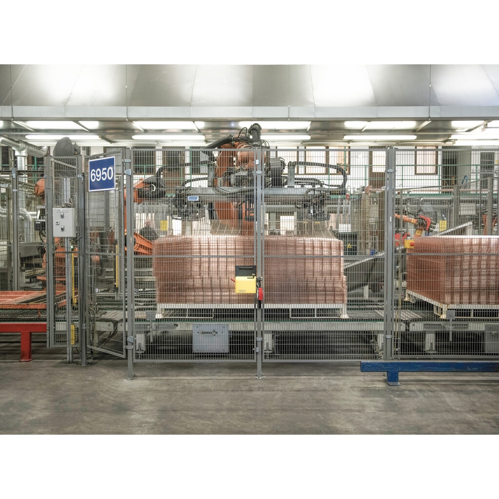 Número de imagen del producto 4: Rejilla de protección de máquinas TROAX® Profi, Al x An 2.050 x 500 mm