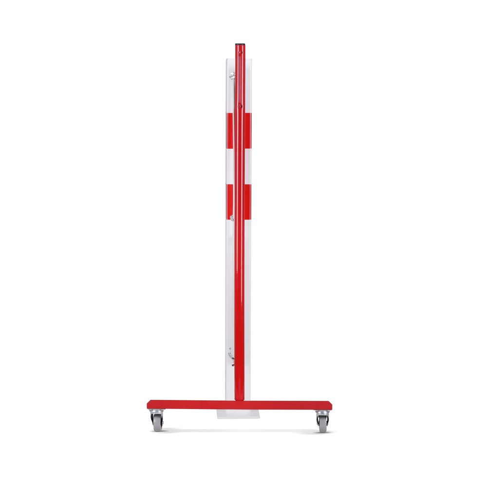 Número de imagen del producto 3: Rejilla tijera con poste de bloqueo, diámetro 60 mm, ancho 3.600 mm, rojo/blanco