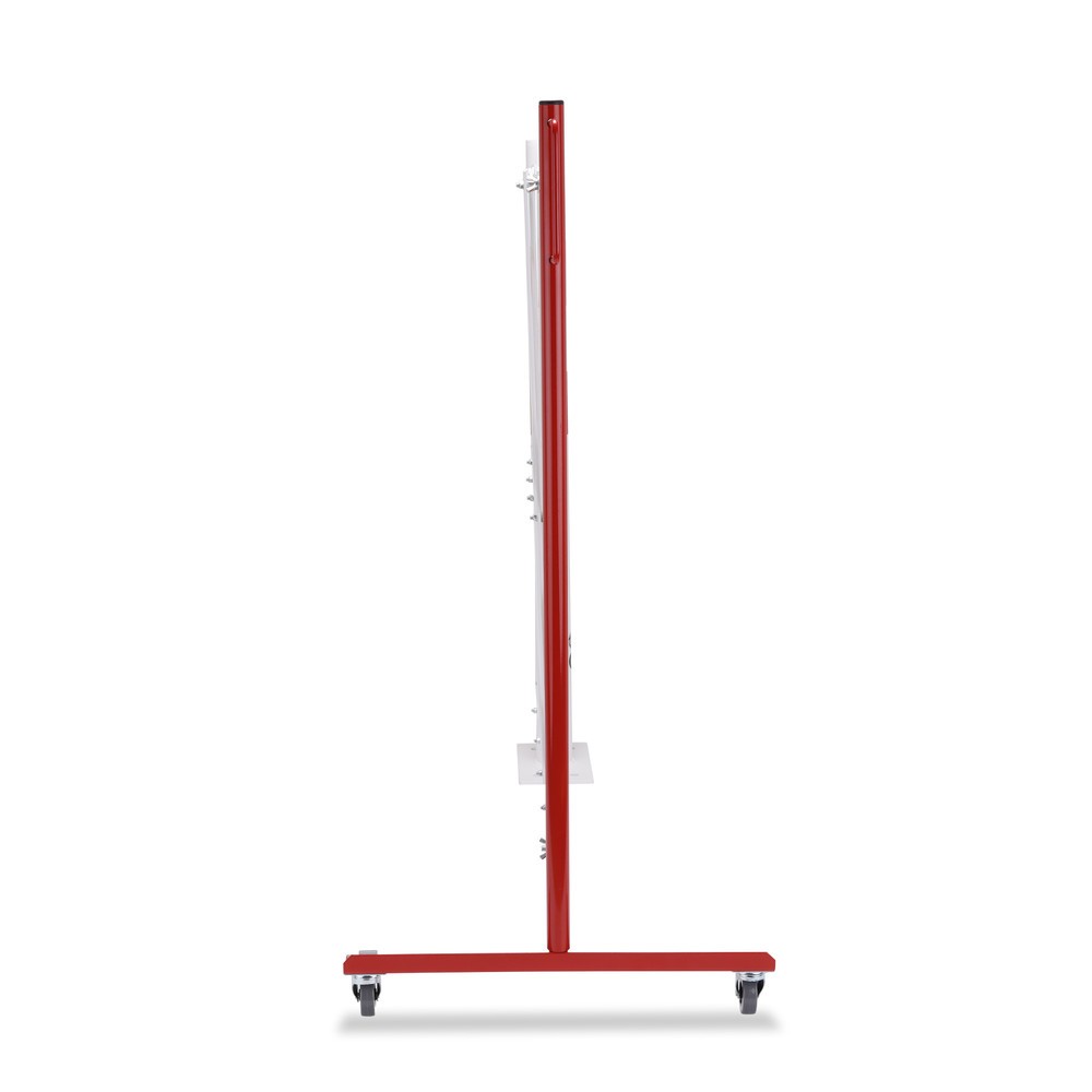 Número de imagen del producto 7: Rejilla tijera con poste de cierre, 70 x 70 mm, ancho 3.600, rojo/blanco
