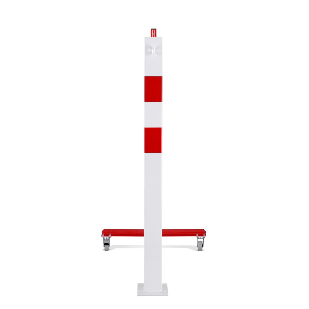 Número de imagen del producto 7: Rejilla tijera con poste de bloqueo, diámetro 60 mm, ancho 3.600 mm, rojo/blanco