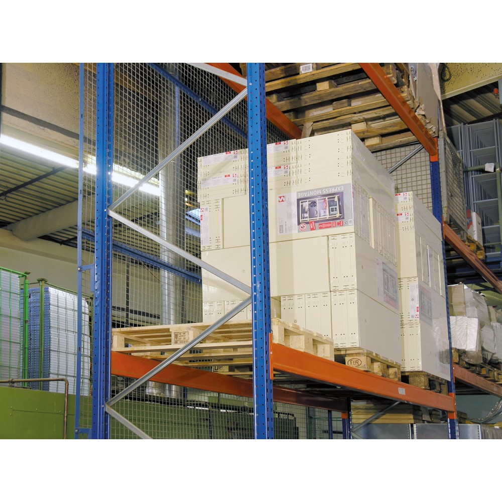 Número de imagen del producto 2: Rejilla de panel trasero para estantería para palets SCHULTE, tipo S, alto x ancho 1.500 x 1.825 mm