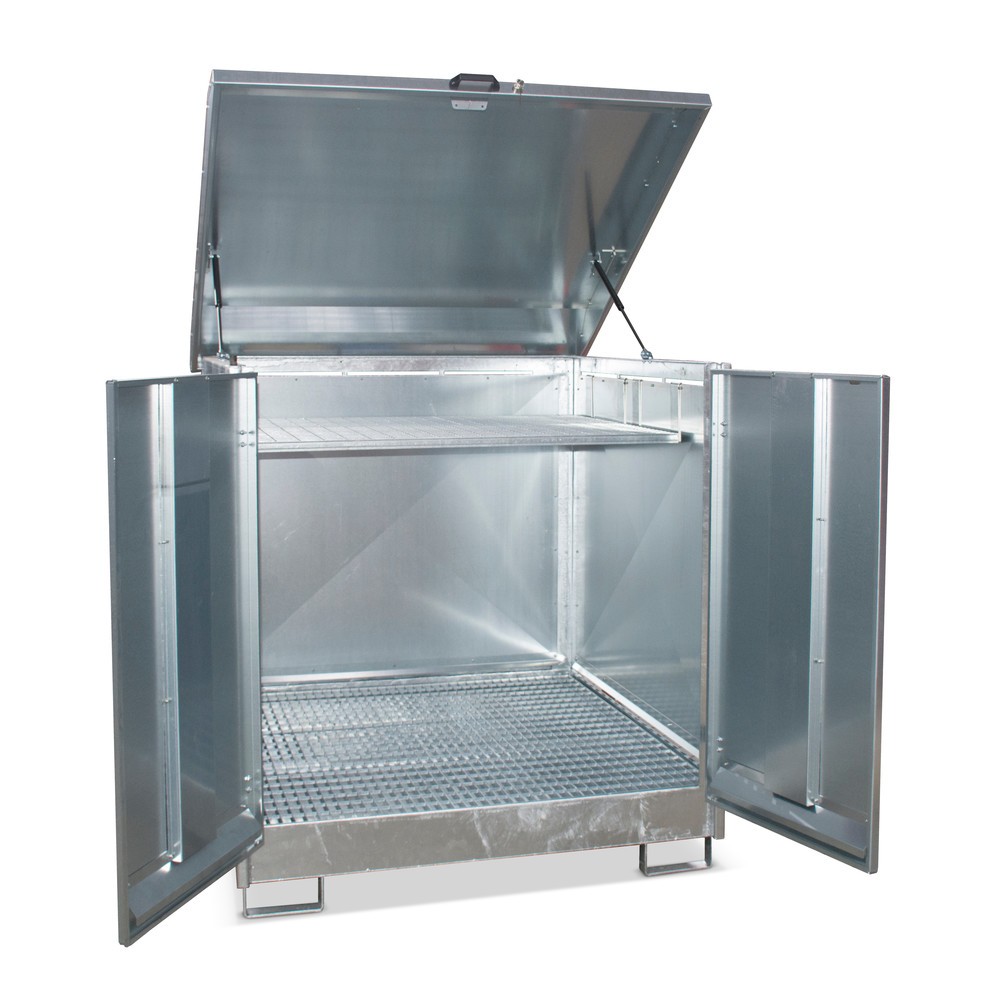 Número de imagen del producto 3: Rejilla de estante intermedio para depósito de material peligroso GD-N 4, 2 piezas