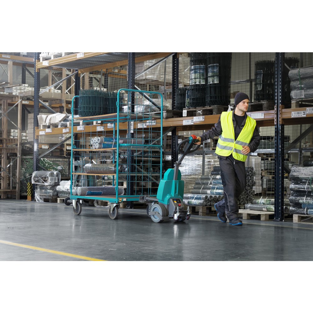 Número de imagen del producto 4: Remolcador eléctrico Ameise® TTE 1.0 - iones de litio con enganche para tubo cuadrado, ajuste mecánico