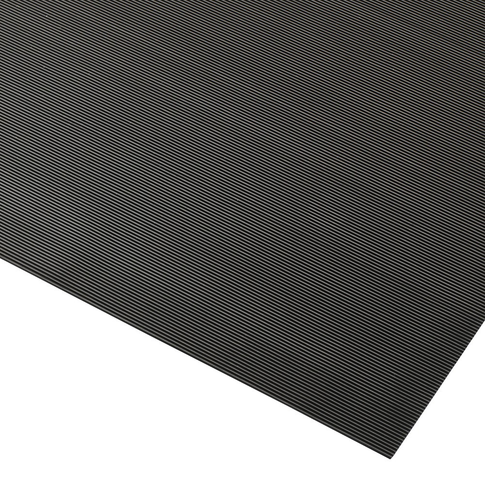 Número de imagen del producto 3: Revestimiento de goma NoTrax Rib ‘n’ Roll™ ESD, ranurado fino, A x F 1.200 x 1.500 mm, negro