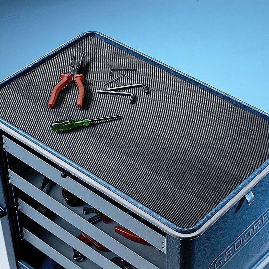 Número de imagen del producto 2: Baldosa de goma NoTrax Rib ‘n’ Roll P3™, ranurado grueso, A x L 1.000 x 10.000 mm, negra